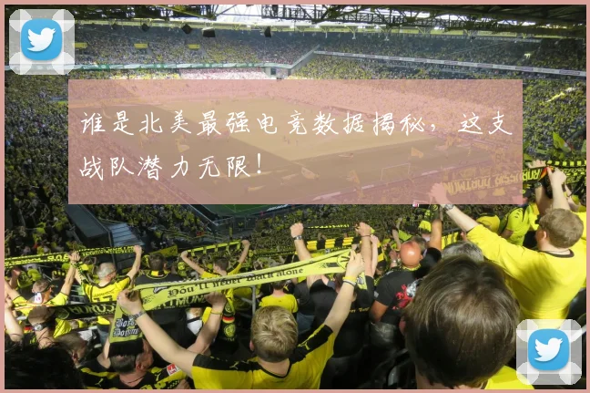 谁是北美最强电竞数据揭秘，这支战队潜力无限！